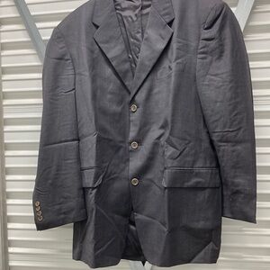 Adolfo Black Sport Coat Classic Blazer